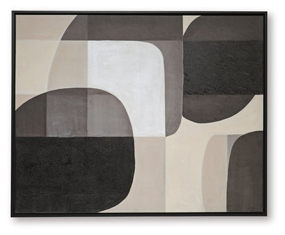 Kesleigh - Wall Art - Black / White - Signature Design by Ashley® - 4