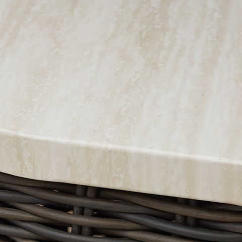 Kimora - Rectangular Cocktail Table - Beige / Dark Brown - Signature Design by Ashley® - 5