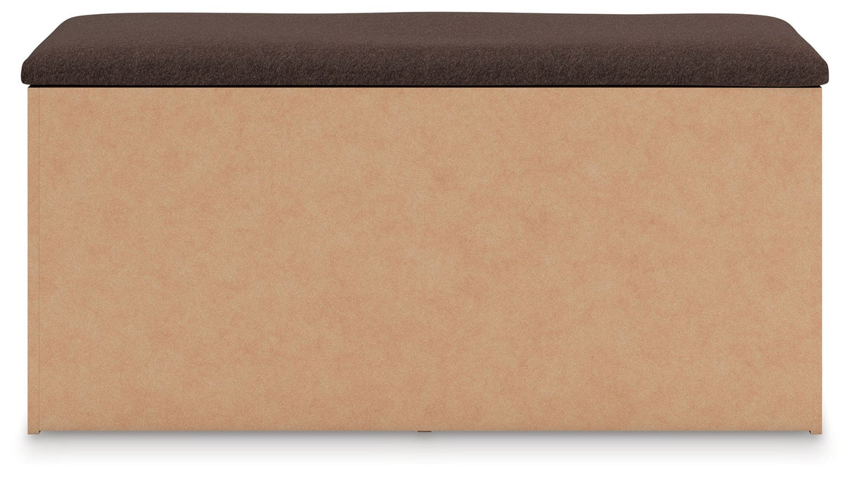 Kinlanni - Bedroom Upholstered Storage Bench - Tan / Brown - Signature Design by Ashley® - 3