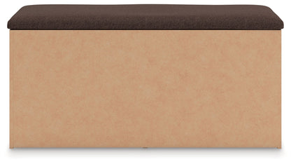 Kinlanni - Bedroom Upholstered Storage Bench - Tan / Brown - Signature Design by Ashley® - 3