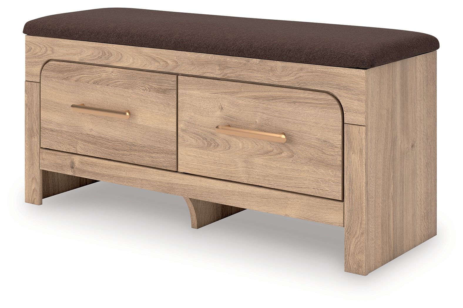 Kinlanni - Bedroom Upholstered Storage Bench - Tan / Brown - Signature Design by Ashley® - 2