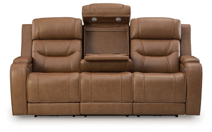 Knightington - 3 Pc. - Power Reclining Sofa, Loveseat And Recliner - Caramel - Signature Design by Ashley® - 2