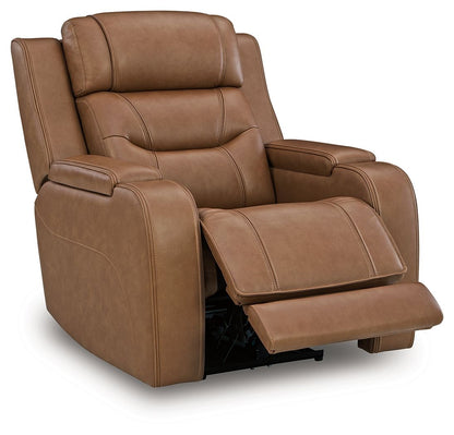 Knightington - 3 Pc. - Power Reclining Sofa, Loveseat And Recliner - Caramel - Signature Design by Ashley® - 3