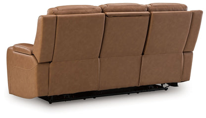 Knightington - 3 Pc. - Power Reclining Sofa, Loveseat And Recliner - Caramel - Signature Design by Ashley® - 9