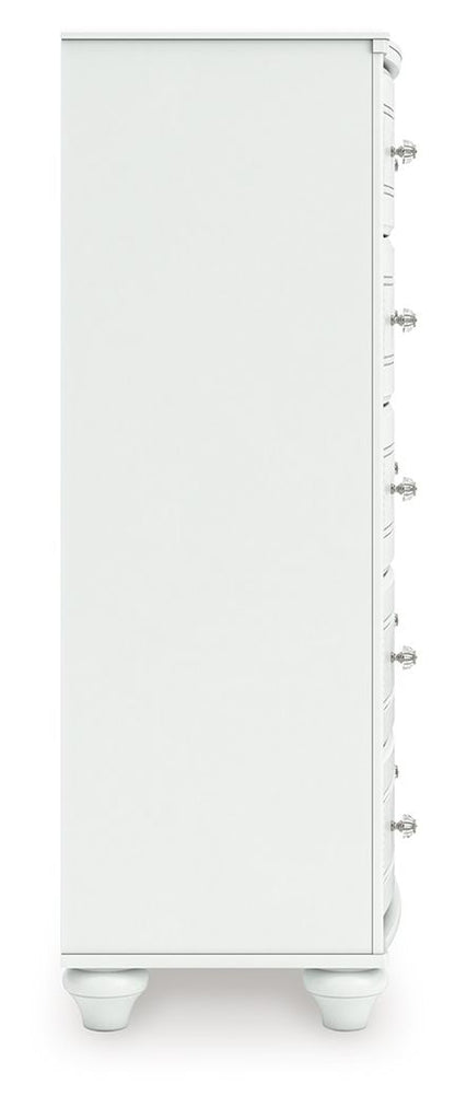 Kozlani - Five Drawer Chest - White - Signature Design by Ashley® - 4
