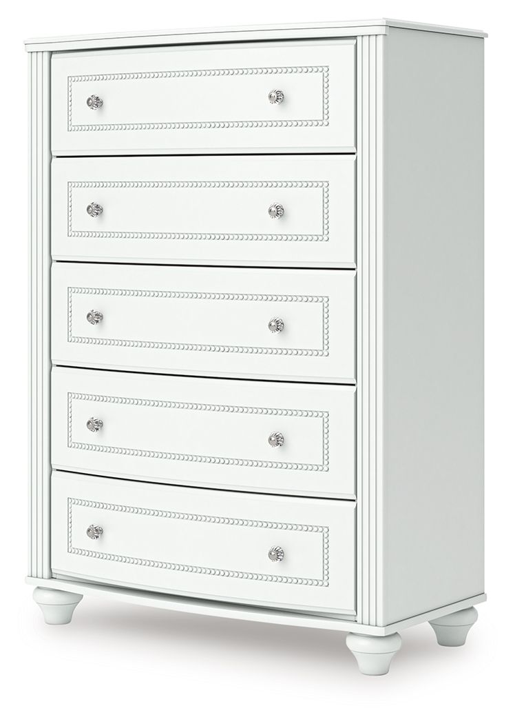 Kozlani - Five Drawer Chest - White - Signature Design by Ashley® - 2
