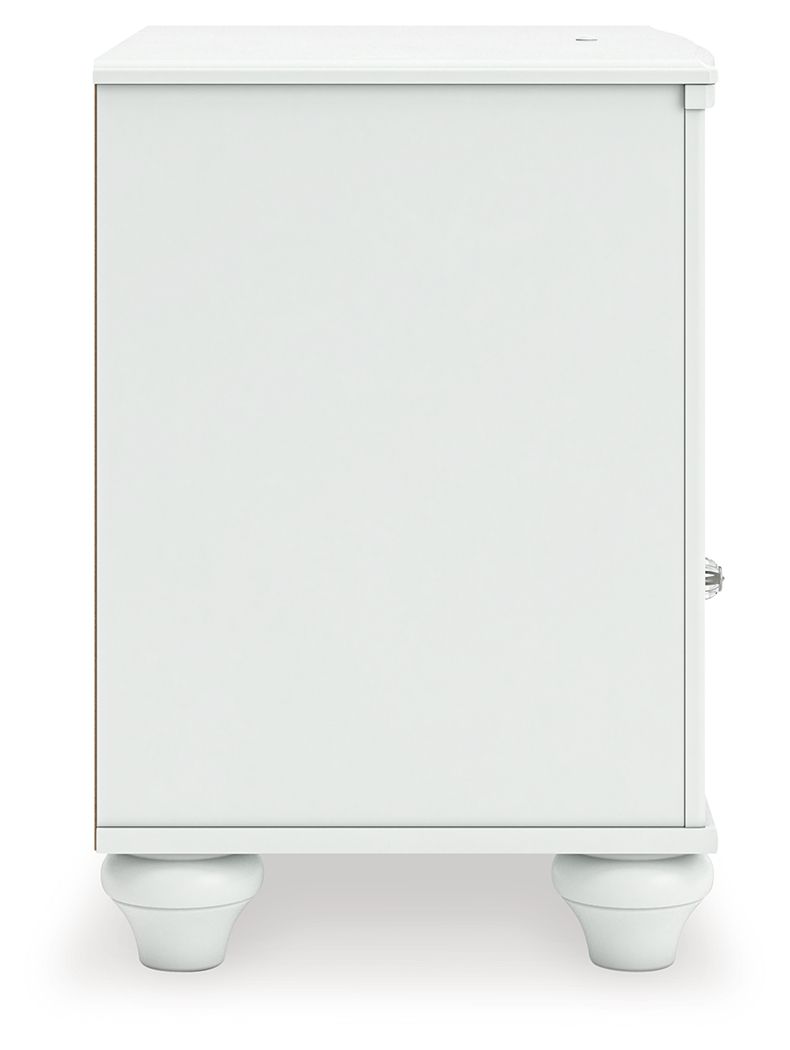 Kozlani - One Drawer Night Stand - White - Signature Design by Ashley® - 3