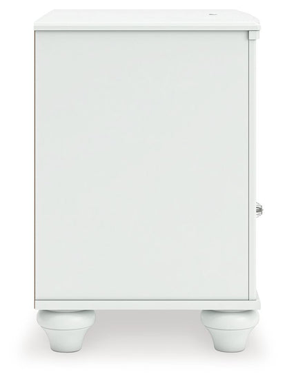 Kozlani - One Drawer Night Stand - White - Signature Design by Ashley® - 3