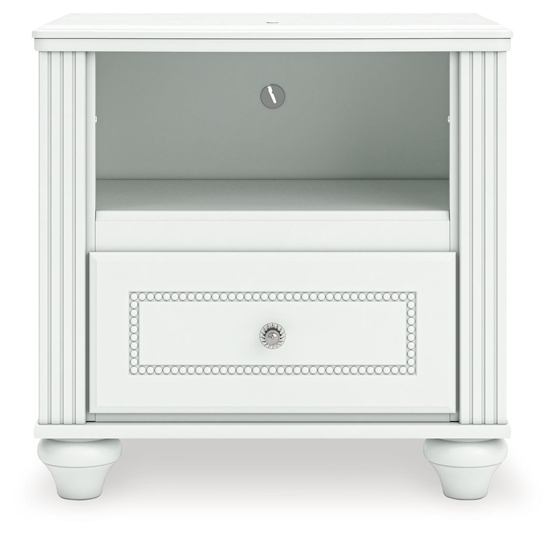 Kozlani - One Drawer Night Stand - White - Signature Design by Ashley® - 8