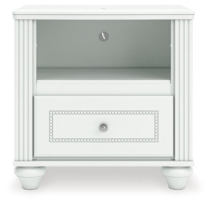Kozlani - One Drawer Night Stand - White - Signature Design by Ashley® - 8