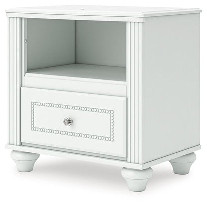 Kozlani - One Drawer Night Stand - White - Signature Design by Ashley® - 7