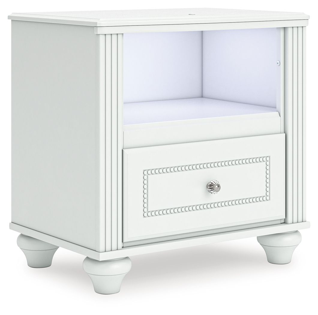 Kozlani - One Drawer Night Stand - White - Signature Design by Ashley® - 6