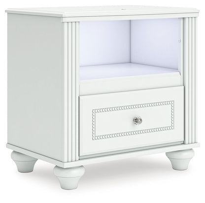 Kozlani - One Drawer Night Stand - White - Signature Design by Ashley® - 6