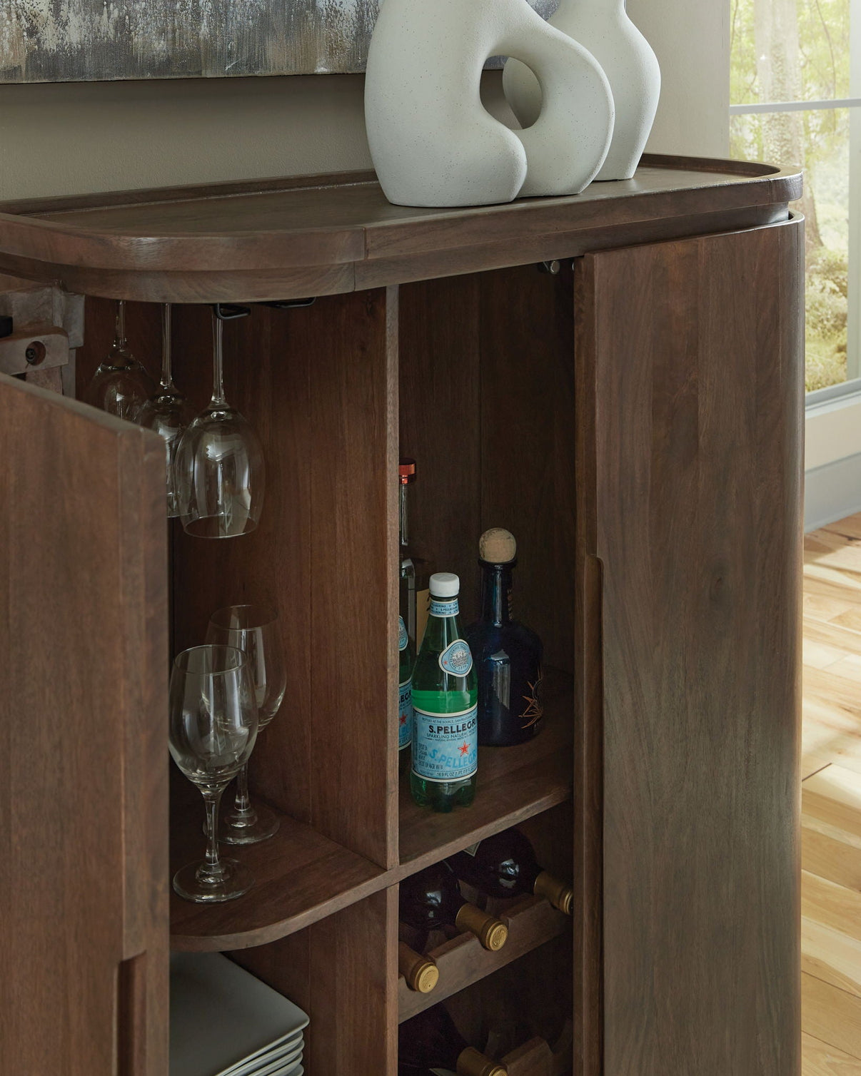 Landermont - Bar Cabinet - Medium Brown - Signature Design by Ashley® - 4
