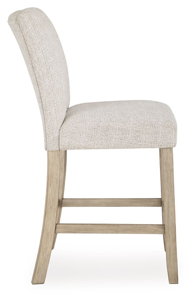 Larawyn - Upholstered Barstool (Set of 2) - Bisque - Signature Design by Ashley® - 8