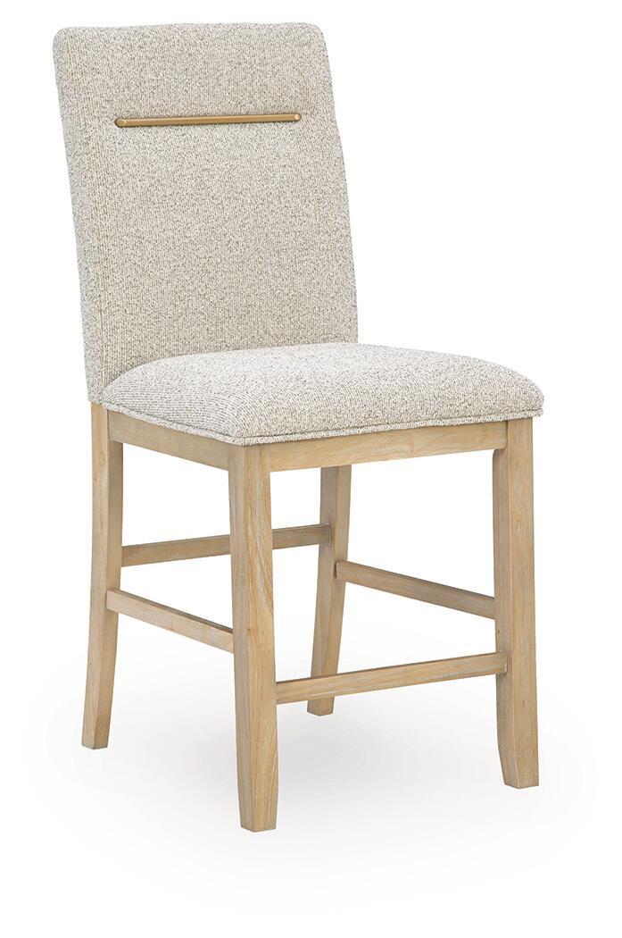 Lasinger - 5 Pc. - Counter Height Dining Table And 4 Barstools - Light Brown - Signature Design by Ashley® - 4