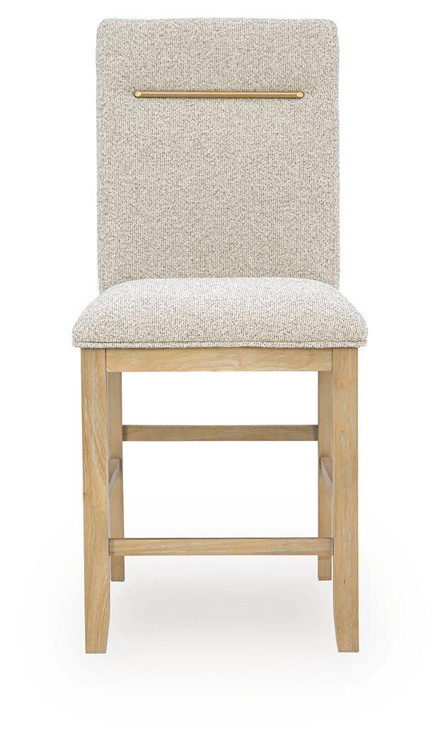 Lasinger - 5 Pc. - Counter Height Dining Table And 4 Barstools - Light Brown - Signature Design by Ashley® - 6