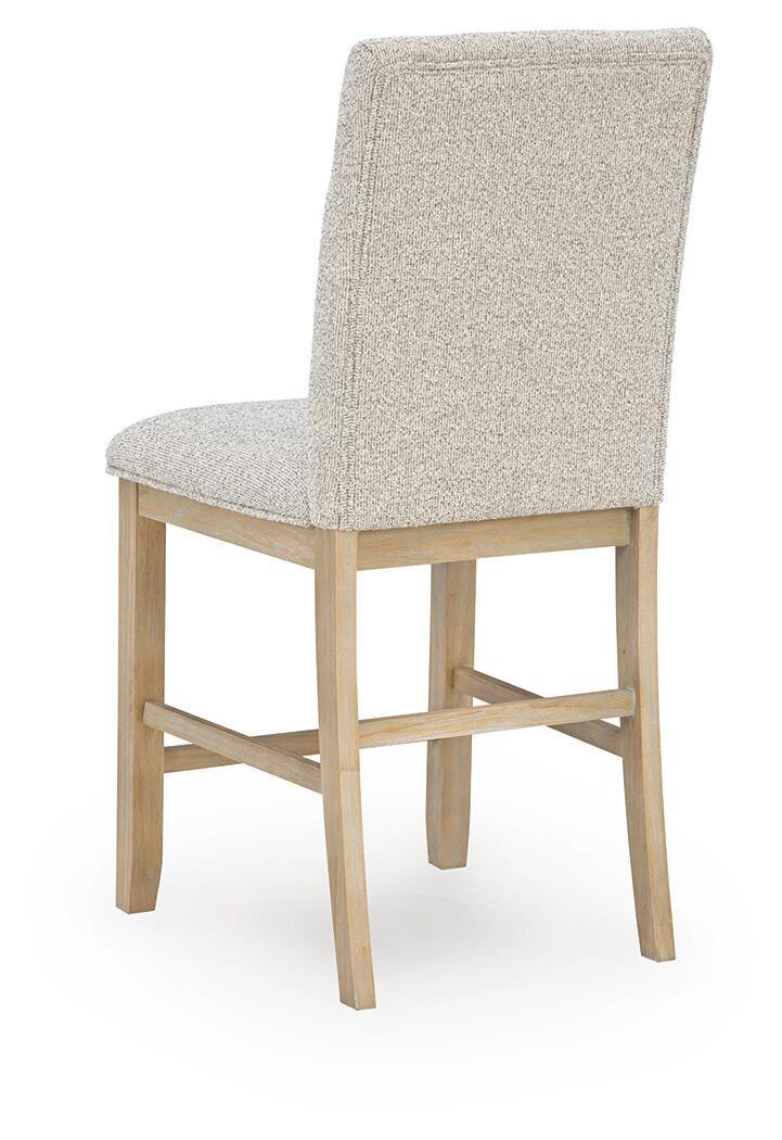 Lasinger - 5 Pc. - Counter Height Dining Table And 4 Barstools - Light Brown - Signature Design by Ashley® - 5