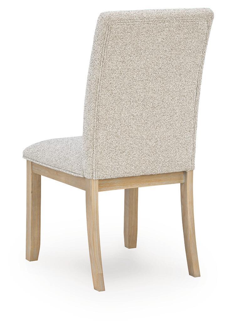 Lasinger - 5 Pc. - Dining Table And 4 Upholstered Side Chairs - Light Brown - Signature Design by Ashley® - 9