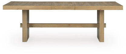 Lasinger - 5 Pc. - Dining Table And 4 Upholstered Side Chairs - Light Brown - Signature Design by Ashley® - 2