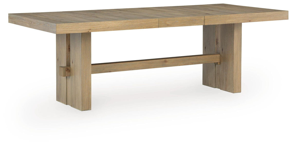 Lasinger - 5 Pc. - Dining Table And 4 Upholstered Side Chairs - Light Brown - Signature Design by Ashley® - 3
