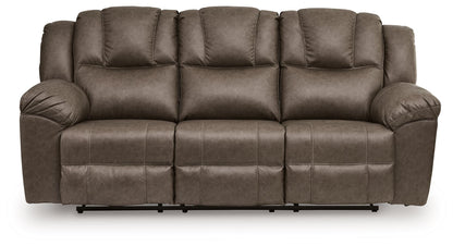 Lowilla - 2 Pc. - Reclining Sofa And Loveseat - Driftwood - Signature Design by Ashley® - 8