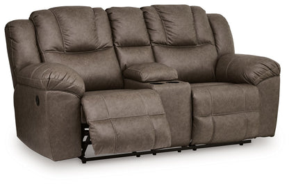 Lowilla - 2 Pc. - Reclining Sofa And Loveseat - Driftwood - Signature Design by Ashley® - 7