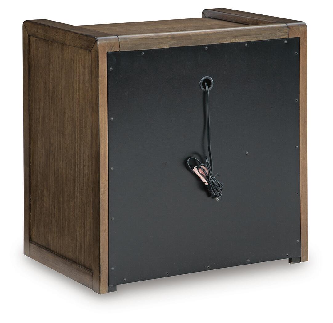 Marxmore - Three Drawer Night Stand - Brown - Benchcraft® - 6