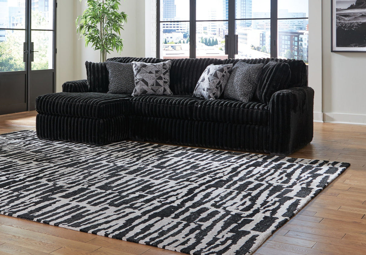 Midnight-Madness - 3 Piece Sectional - Signature Design by Ashley® - 48