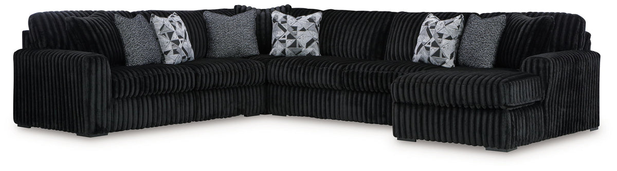 Midnight-Madness - 6 Piece Sectional - Signature Design by Ashley® - 7