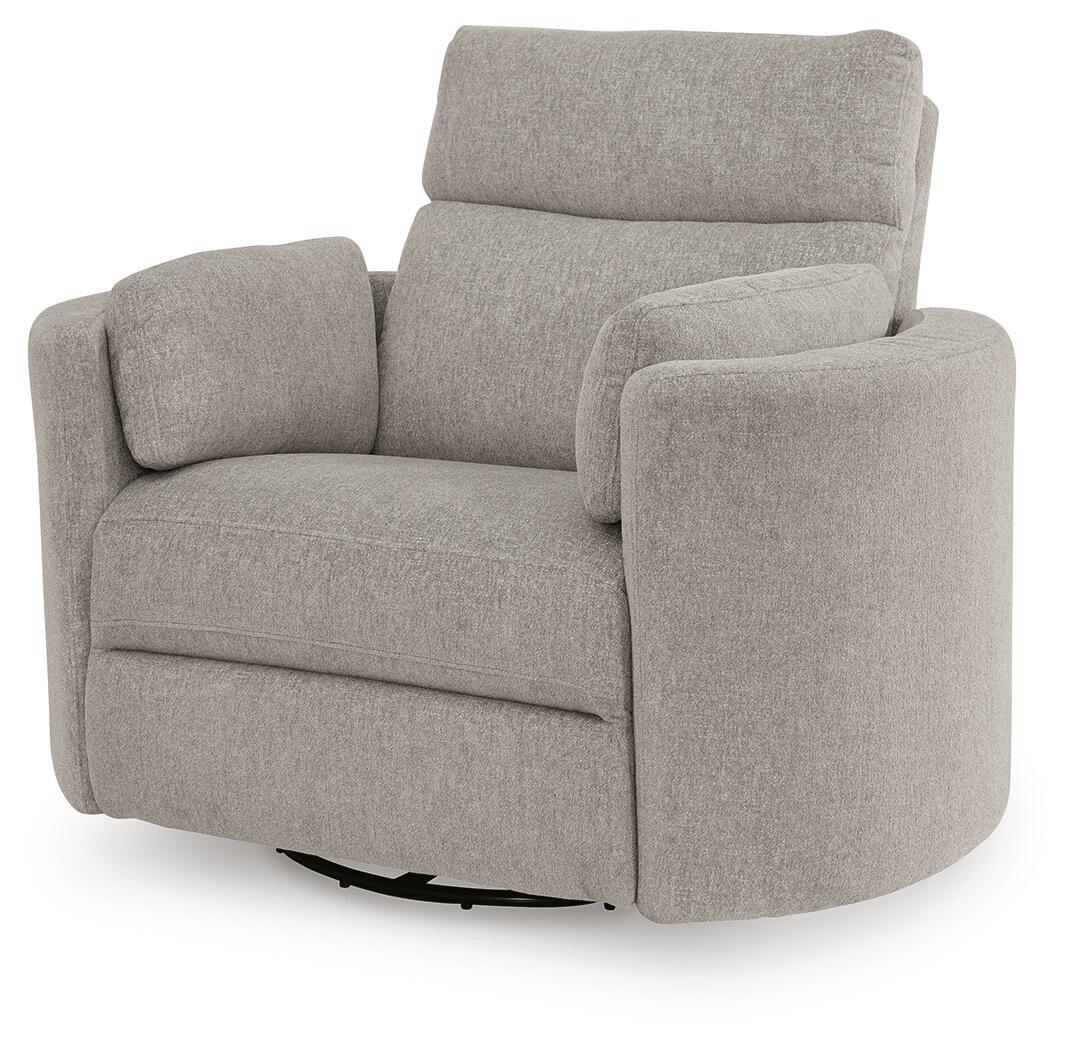 ModMax Luxe - Swivel Glider Power Recliner - Flint - Benchcraft® - 7