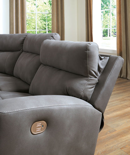 Next-Gen Durapella - 5 Piece Reclining Sectional - Signature Design by Ashley® - 9