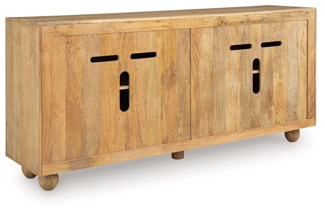 Niam - Accent Cabinet - Light Antique Beige - Signature Design by Ashley® - 2