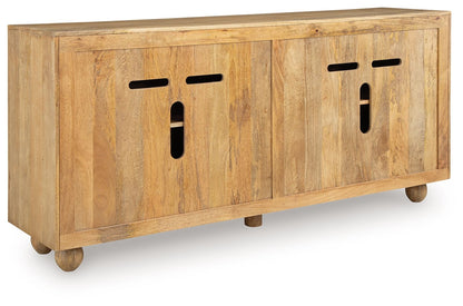 Niam - Accent Cabinet - Light Antique Beige - Signature Design by Ashley® - 2