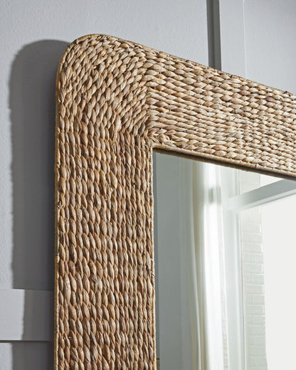Norigan - Floor Mirror - Natural - Signature Design by Ashley® - 2