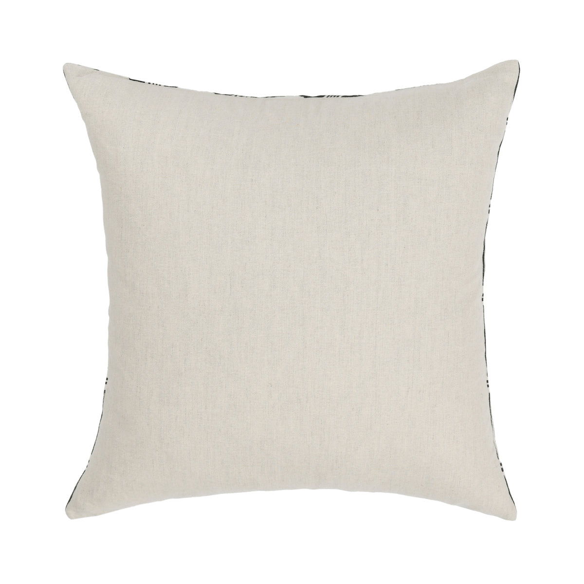 Nubia - 18" Round Pillow - Black / White - Villa - 3