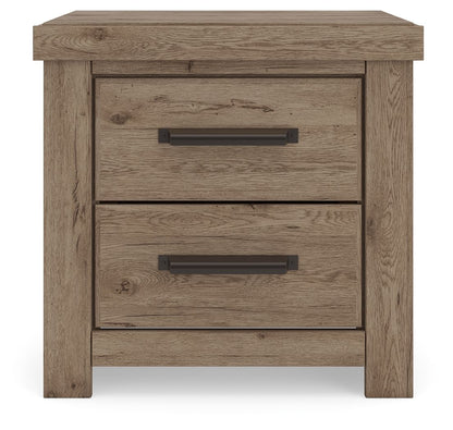 Oliandon - Two Drawer Night Stand - Light Brown - Signature Design by Ashley® - 5