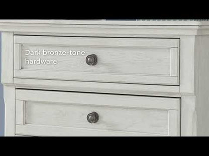 Robbinsdale - One Drawer Night Stand - Antique White