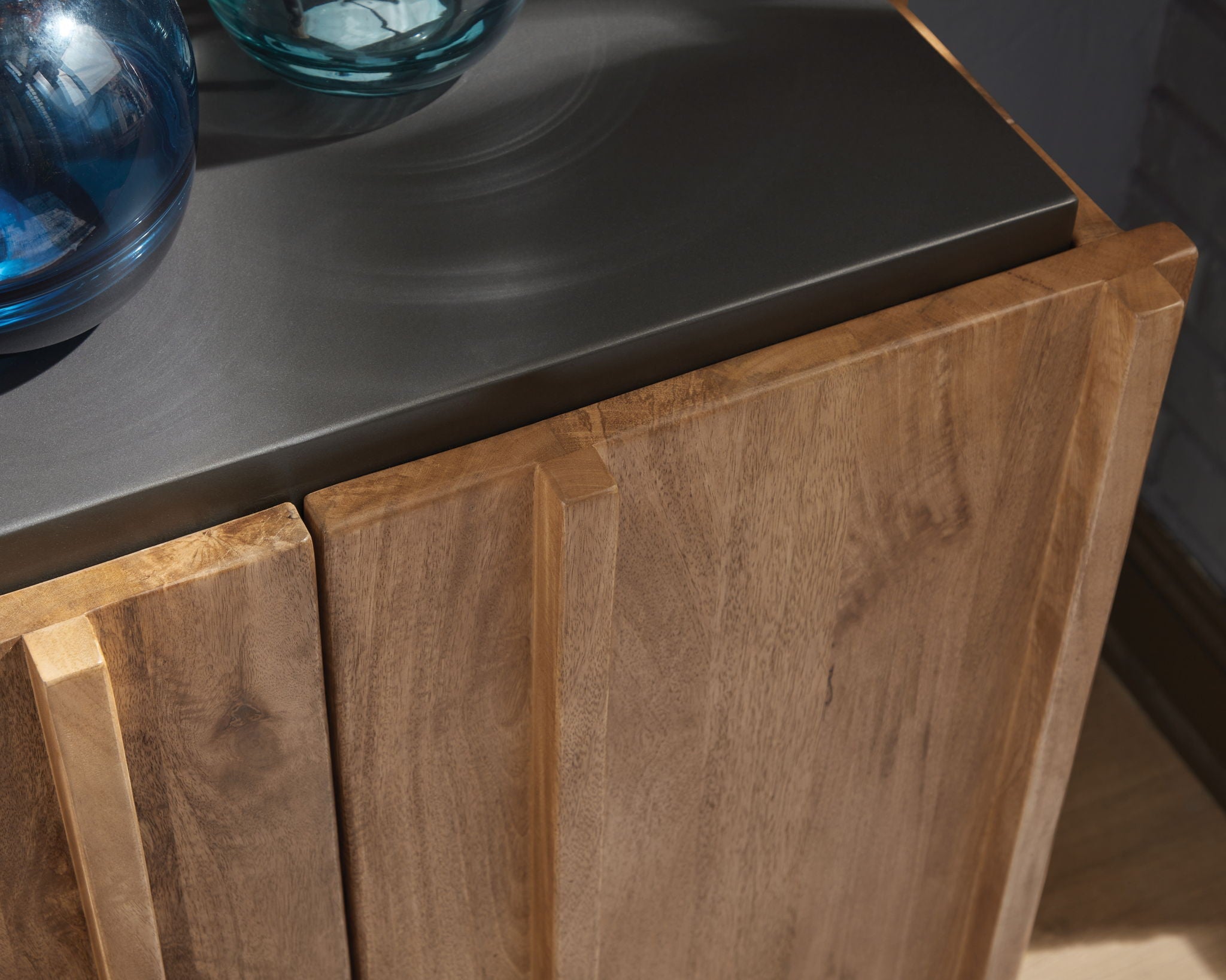 Quintavious - Accent Cabinet - Brown / Charcoal - Signature Design by Ashley® - 3