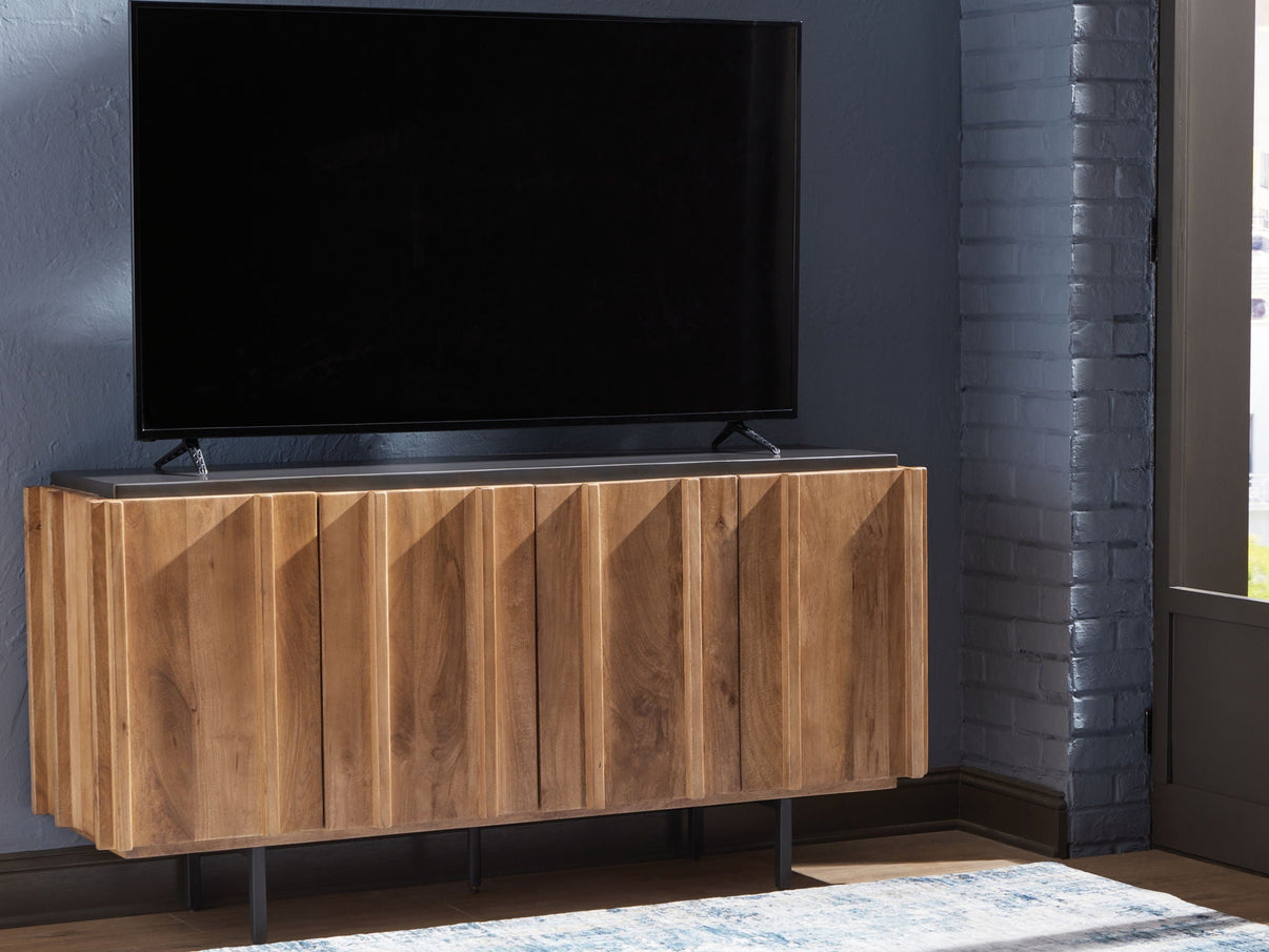 Quintavious - Accent Cabinet - Brown / Charcoal - Signature Design by Ashley® - 8