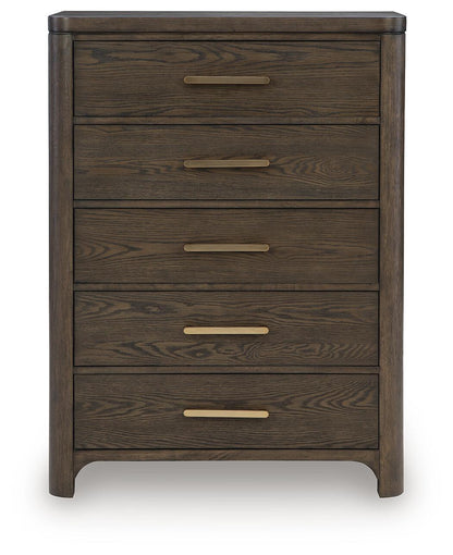 Radkin - Five Drawer Chest - Burnished Brown - Signature Design by Ashley® - 6