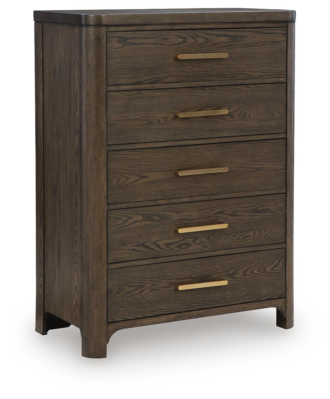 Radkin - Five Drawer Chest - Burnished Brown - Signature Design by Ashley® - 1