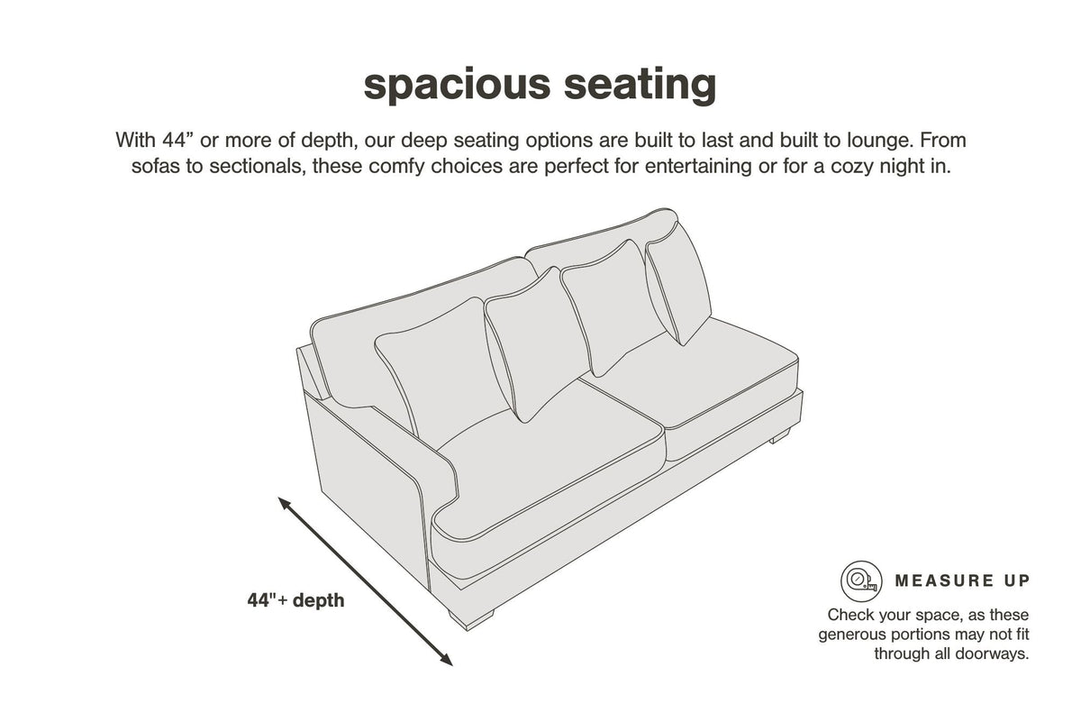 Rawcliffe - Left Arm Facing Sofa 4 Pc Sectional - Parchment - Signature Design by Ashley® - 7