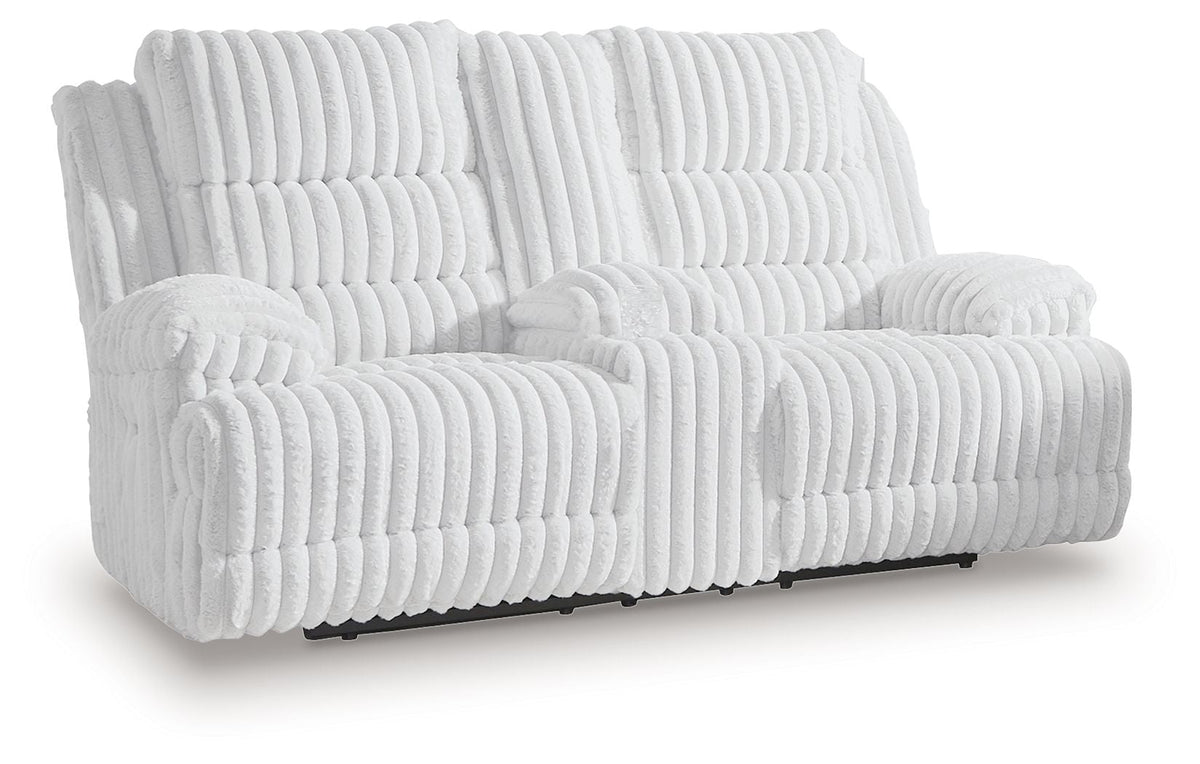 Rhines Falls - 2 Pc. - Power Reclining Sofa And Loveseat - Alloy - Signature Design by Ashley® - 5