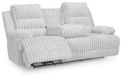 Rhines Falls - 2 Pc. - Power Reclining Sofa And Loveseat - Alloy - Signature Design by Ashley® - 8