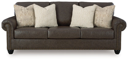 Roxmere - Queen Sofa Sleeper - Umber - Benchcraft® - 8