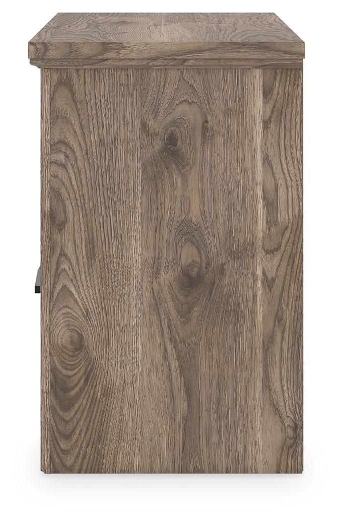 Rusticott - Two Drawer Night Stand - Brown - Signature Design by Ashley® - 6