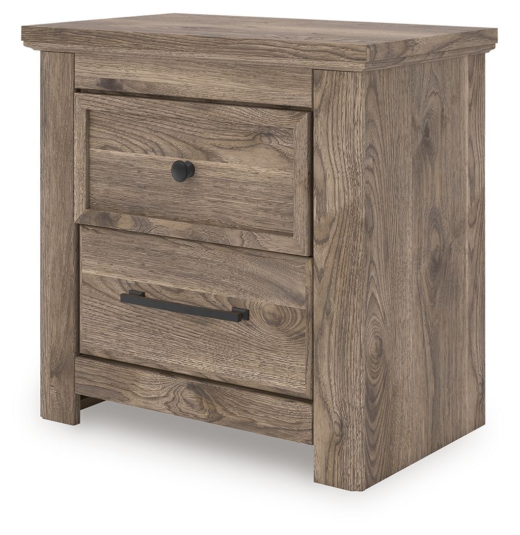 Rusticott - Two Drawer Night Stand - Brown - Signature Design by Ashley® - 3