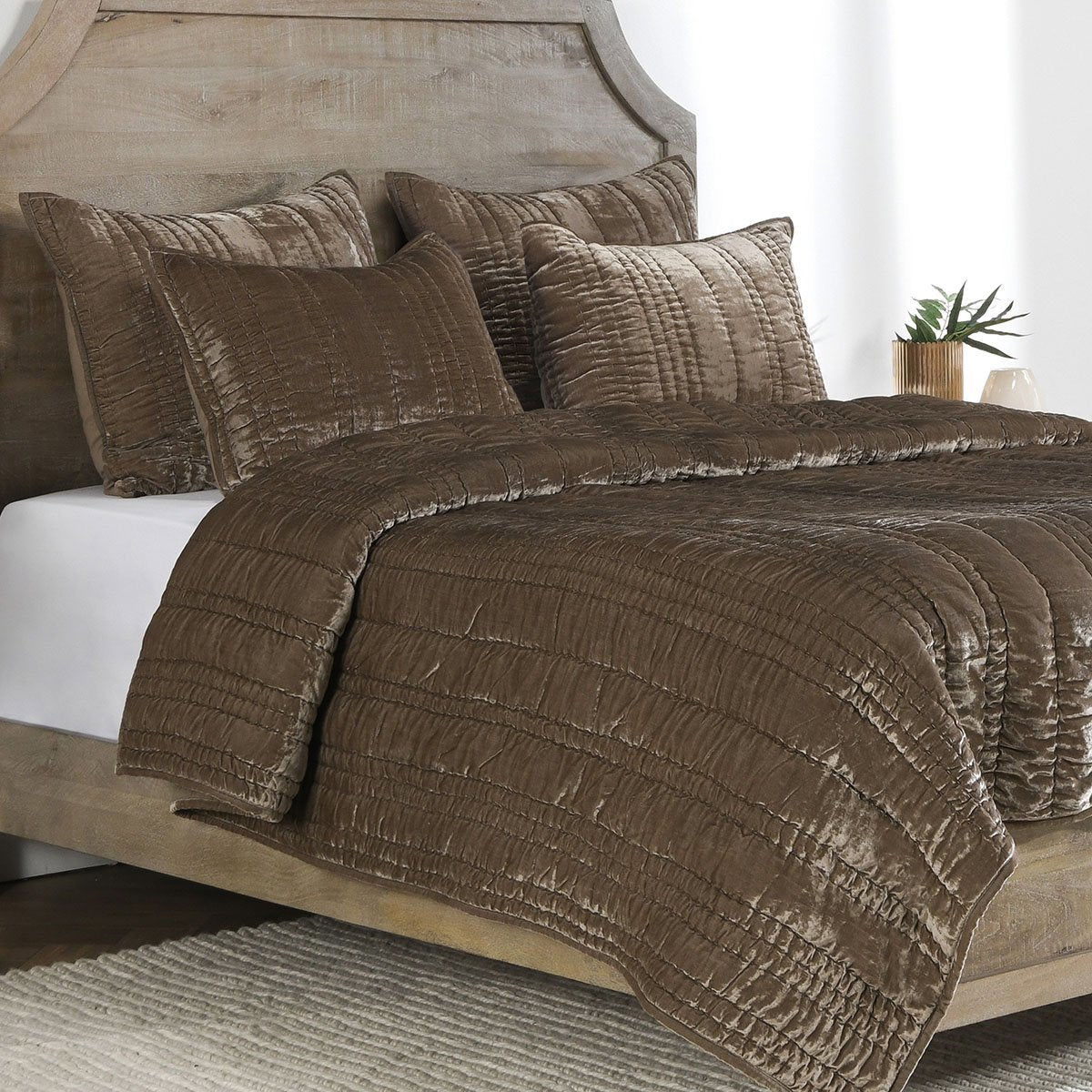 Seville - King Quilt Set - Desert Taupe - Villa - 8