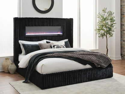 Tayleena - Upholstered Bed With Fireplace And Wireless Audio - Signature Design by Ashley® - 3